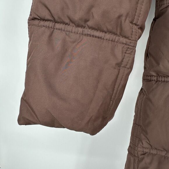 Weatherproof Garment Co Womens Down Parka Puffer Jacket Coat Size M Brown Long - Picture 3 of 12